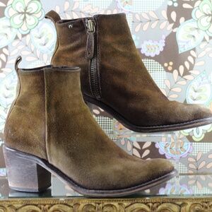 Diesel Suede Ankle Boots